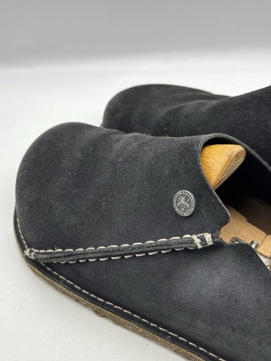 Birkenstock Zermatt Premium Suede Leather Clog Shoes Men\'s size 12 EU 45 Black main image 8